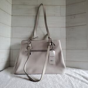 Bostanten Nevin Structured Leather Shoulder Tote Bag